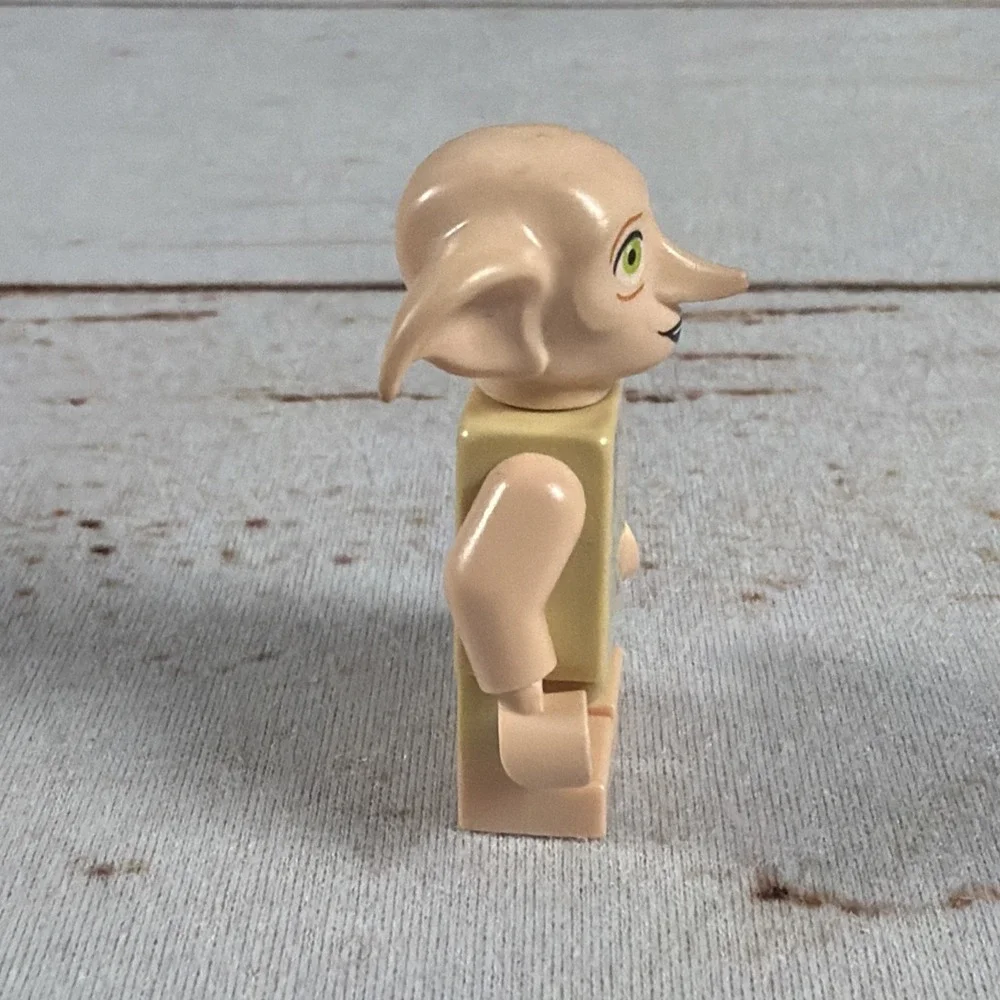 Lego Dobby (Elf) 75968 Light Nougat Open Mouth Smile Harry Potter Minifigure - Picture 3 of 5